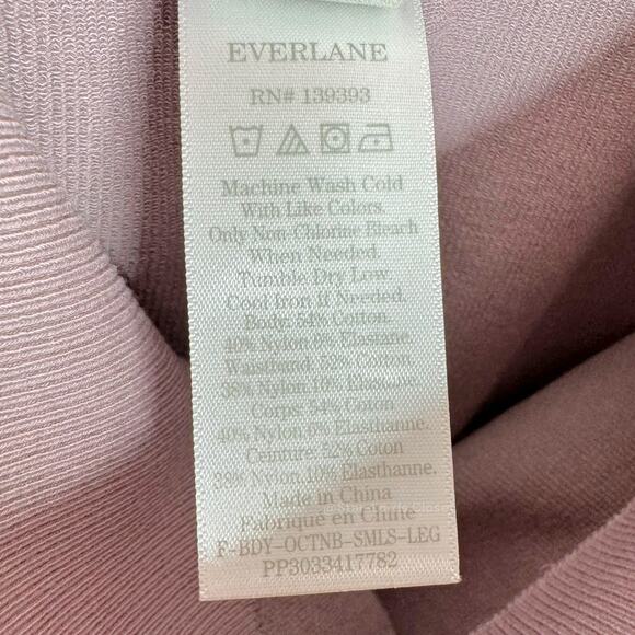 Everlane Seamless Legging Pants | Size XS/S | Dusty Lavender Ribbed Minimalist - Picture 4 of 8